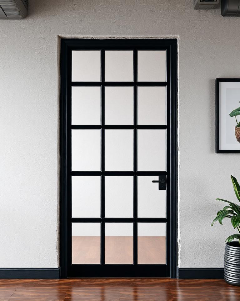 Black Framed Glass Doors at Elite Home Design