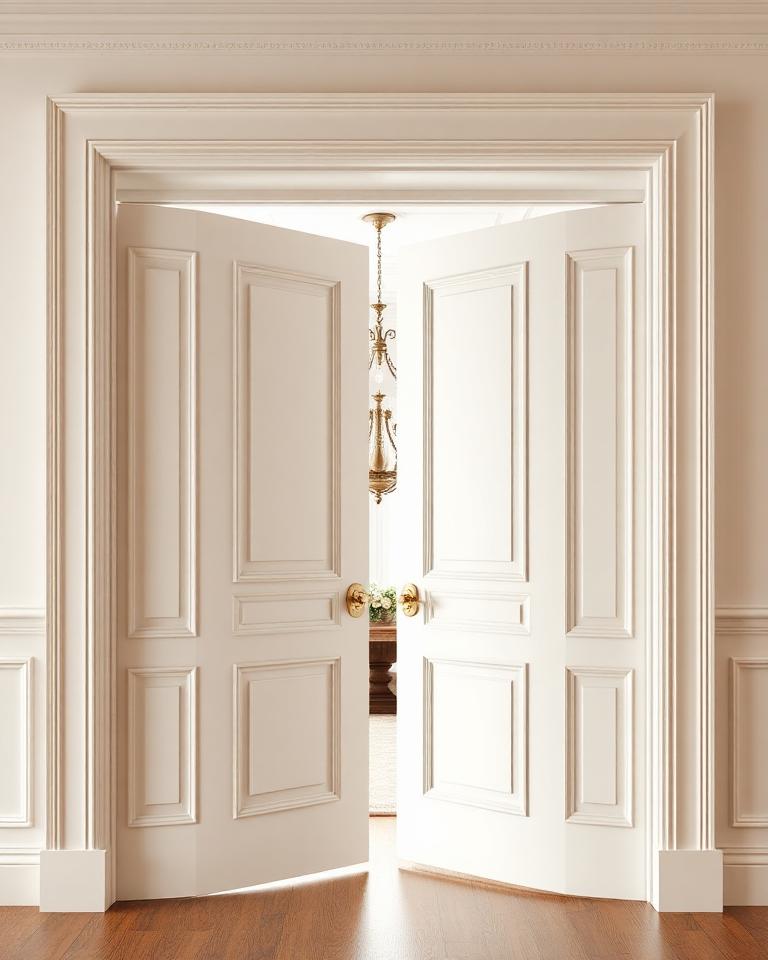 Double Panel Doors at Elite Home Design