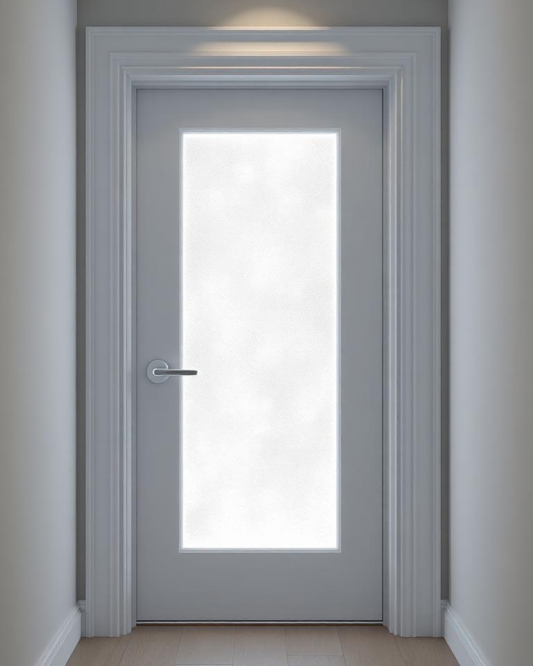 Frosted Glass Insert Doors at Elite Home Design