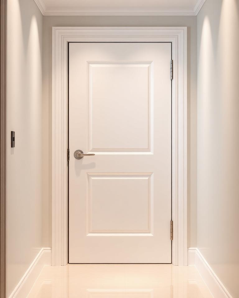 Lacquered White Doors at Elite Home Design