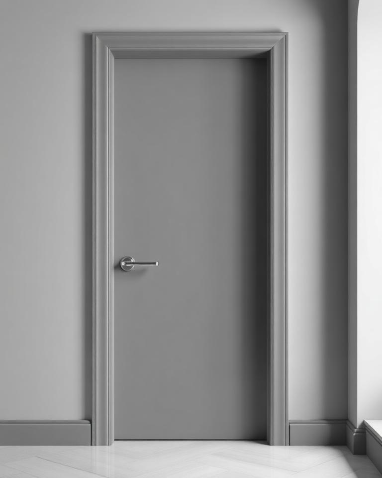 Matte Lacquer Flush Doors at Elite Home Design