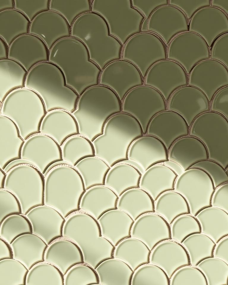 Moroccan Fish Scale tile at Elite Home Design